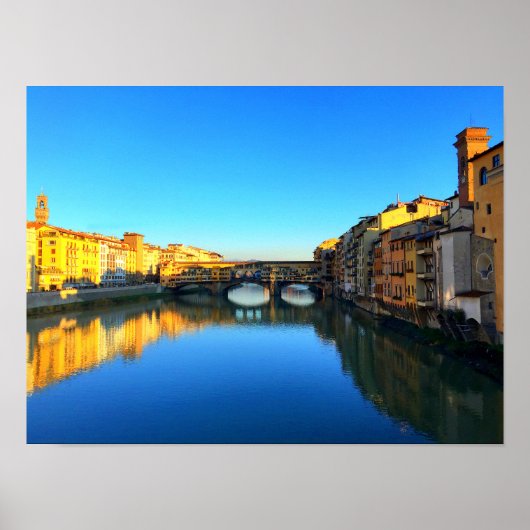 Florence, Italië - Ponte Vecchio Poster (Voorkant)