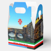 Florence, Italië | Ponte Vecchio thema bruiloft Bedankdoosjes (Geopend)