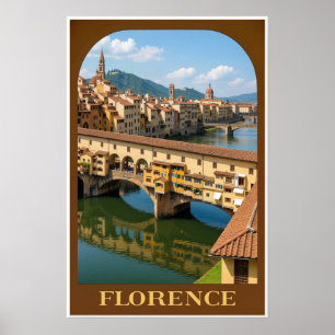 Florence, Italië poster