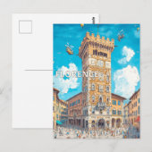 Florence Italië Reizen Briefkaart (Voorkant / Achterkant)