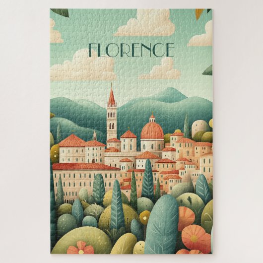 Florence Italië Reizen Legpuzzel (Verticaal)