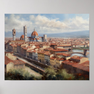 Florence Italië Schilderkunst Print Poster