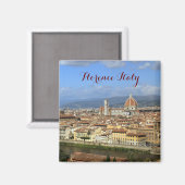 Florence Italie skyline Travel Magnet (Recto/Verso)