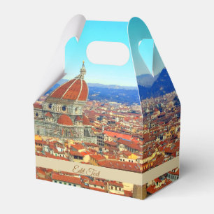 Florence, Italië Thema bruiloft Bedankdoosjes