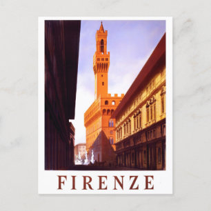 Florence Italië vintage Briefkaart