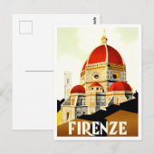 Florence Italië vintage Briefkaart (Voorkant / Achterkant)