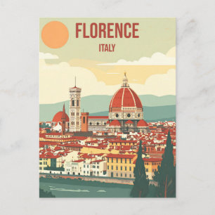 Florence Italië Vintage Briefkaart