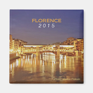 Florence Italie Voyage Souvenir Magnet Changement 