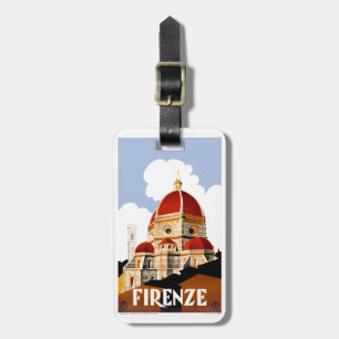 Florence Italy Duomo Travel Poster 1930 Bagagelabel