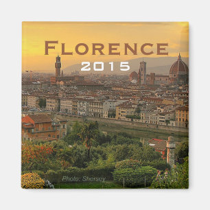Florence Italy Souvenir Fridge Magnet Change Year Magneet