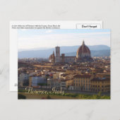 Florence Italy Travel Keepomwille Gift Briefkaart (Voorkant / Achterkant)