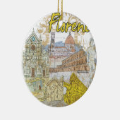 Florence Keramisch Ornament (Rechts)