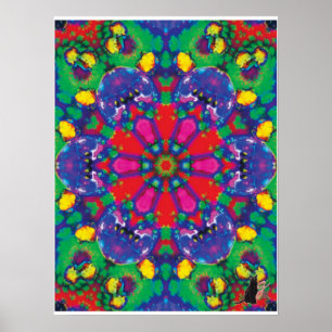 Florence Kinestische Collage Kaleidoscoop Poster