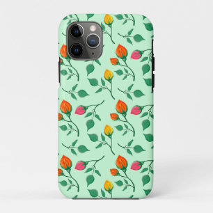 Florence met gekleurde rozen bloemen iPhone 11 pro hoesje