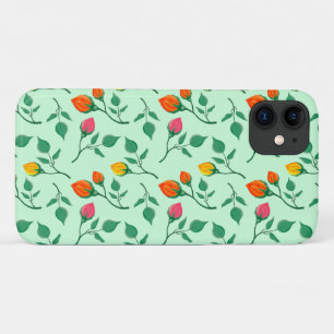 Florence met gekleurde rozen bloemen iPhone 11 hoesje