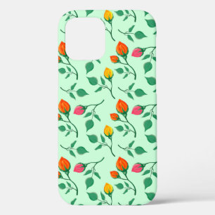 Florence met gekleurde rozen bloemen iPhone 12 pro hoesje