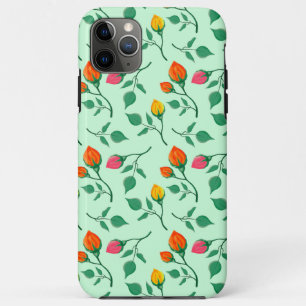 Florence met gekleurde rozen bloemen iPhone 11 pro max hoesje