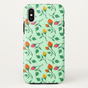Florence met gekleurde rozen bloemen iPhone x hoesje