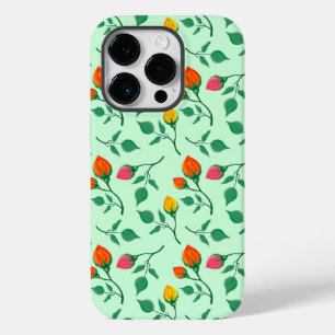 Florence met gekleurde rozen bloemen Case-Mate iPhone 14 pro hoesje