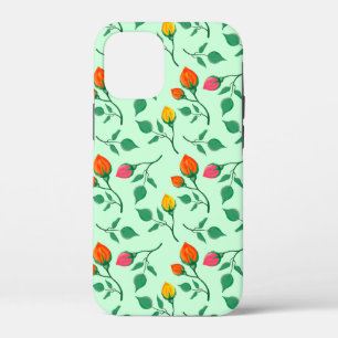 Florence met gekleurde rozen bloemen iPhone 12 mini hoesje
