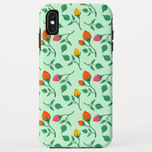 Florence met gekleurde rozen bloemen iPhone XS max hoesje