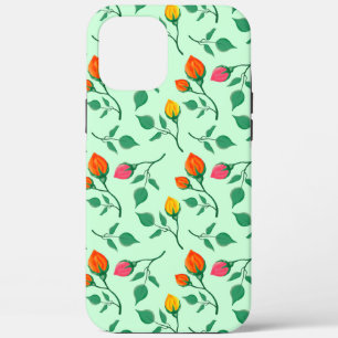 Florence met gekleurde rozen bloemen iPhone 12 pro max hoesje