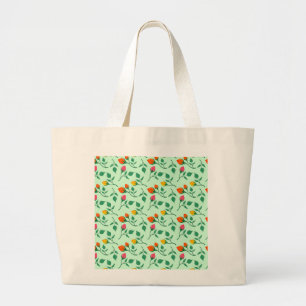 Florence met gekleurde rozen bloemen grote tote bag