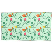 Florence met gekleurde rozen bloemen kussensloop (Voorkant-Links)