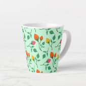 Florence met gekleurde rozen bloemen latte mok (Rechterhoek)