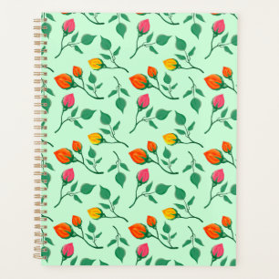 Florence met gekleurde rozen bloemen planner
