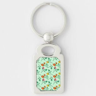 Florence met gekleurde rozen bloemen sleutelhanger