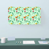 Florence met gekleurde rozen bloemen spandoek (Beurs)