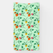 Florence met gekleurde rozen bloemen spandoek (Verticaal)