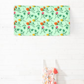 Florence met gekleurde rozen bloemen spandoek (Insitu)