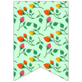 Florence met gekleurde rozen bloemen vlaggetjes (Derde vlag)