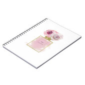 Florence Mode Perfume Flaconroze Roses Glam Notitieboek (Linkerzijde)