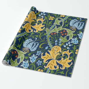 Florence naadloos patroon met grote bloemen, lily  cadeaupapier