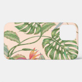 Florence naadloze tropische ondergrond Case-Mate iPhone case (Achterkant (horizontaal))