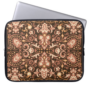 Florence naadloze tropische ondergrond laptop sleeve