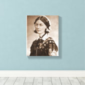 Florence Nightingale Nurse Canvas Afdruk (Insitu (Houten vloer))
