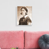 Florence Nightingale Nurse Canvas Afdruk (Insitu (Woonkamer))