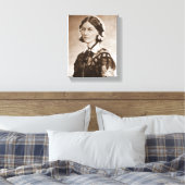 Florence Nightingale Nurse Canvas Afdruk (Insitu (Slaapkamer))