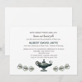 Florence Nightingale Oil Lamp Afstuderen Invitatio Kaart (Voorkant / Achterkant)