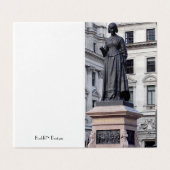 Florence Nightingale Standbeeld Londen Kaart (Buitenkant ongevouwen)