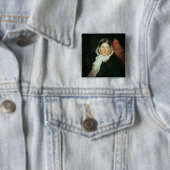 Florence Nightingale Vierkante Button 5,1 Cm (In situ)