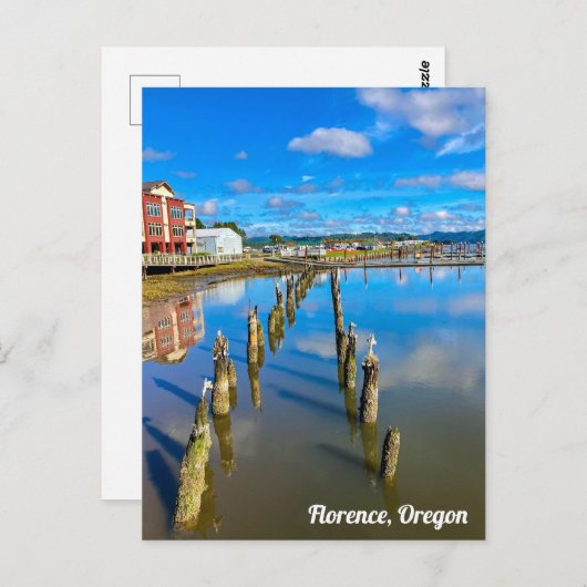Florence Oregon Reflective Waters Briefkaart (Voorkant / Achterkant)