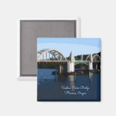 Florence Oregon Suislaw River Bridge Magneet (Voorkant / Achterkant)