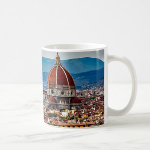 Florence, oude stad, Italiaanse skyline Koffiemok