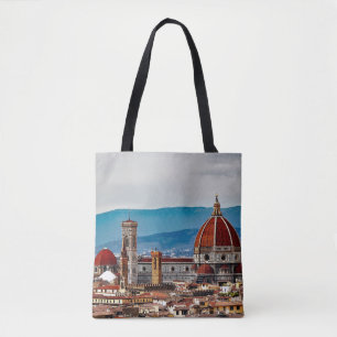 Florence, oude stad, Italiaanse skyline Tote Bag