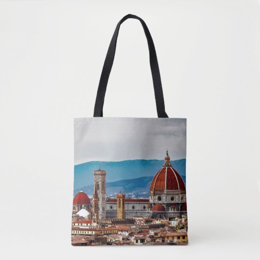 Florence, oude stad, Italiaanse skyline Tote Bag (Voorkant)